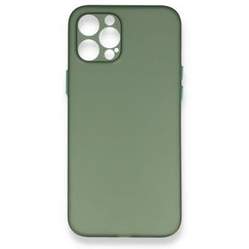 BSSM PP Ultra İnce Kapak - Yeşil iPhone 12 Pro Max Kılıf