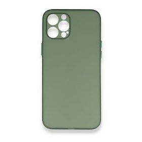 BSSM PP Ultra İnce Kapak - Yeşil iPhone 12 Pro Max Kılıf