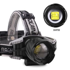 BSSM PS-2099 Profesyonel XHP99 LED Zoomlu USB Şarj Edilebilir Kafa Lambası