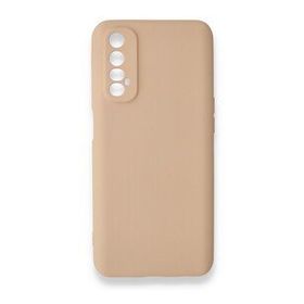 BSSM Pudra Realme 7 Nano İçi Kadife Silikon Kılıf