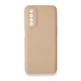 BSSM Pudra Realme 7 Nano İçi Kadife Silikon Kılıf