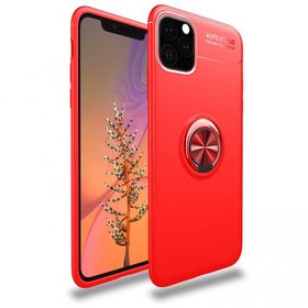 BSSM Range Yüzüklü Silikon - Kırmızı iPhone 11 Pro Kılıf