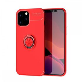 BSSM Range Yüzüklü Silikon - Kırmızı iPhone 12 Pro Max Kılıf