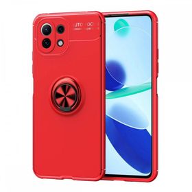 BSSM Range Yüzüklü Silikon - Kırmızı Xiaomi Mİ 11 Lite Kılıf