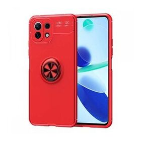 BSSM Range Yüzüklü Silikon - Kırmızı Xiaomi Mİ 11 Lite Kılıf