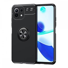 BSSM Range Yüzüklü Silikon - Siyah Xiaomi Mİ 11 Lite Kılıf