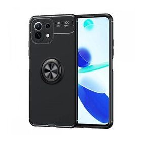 BSSM Range Yüzüklü Silikon - Siyah Xiaomi Mİ 11 Lite Kılıf