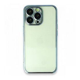 BSSM Razer Lensli Silikon - Açık Mavi iPhone 13 Pro Max Kılıf