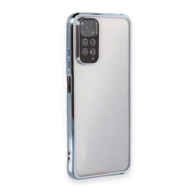 BSSM Razer Lensli Silikon - Açık Mavi Xiaomi Redmi Note 11 Kılıf