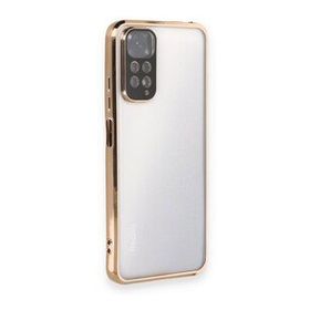 BSSM Razer Lensli Silikon - Gold Xiaomi Redmi Note 11 Kılıf