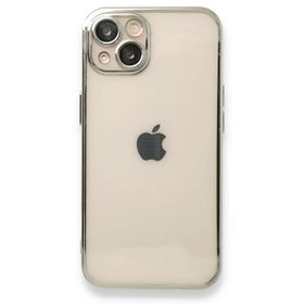 BSSM Razer Lensli Silikon Gümüş iPhone 13 Kılıf