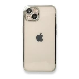 BSSM Razer Lensli Silikon Gümüş iPhone 13 Kılıf