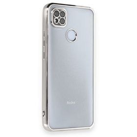 BSSM Razer Lensli Silikon - Gümüş Xiaomi Redmi 9C Kılıf