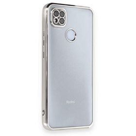 BSSM Razer Lensli Silikon - Gümüş Xiaomi Redmi 9C Kılıf