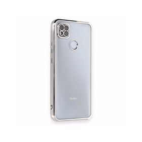 BSSM Razer Lensli Silikon - Gümüş Xiaomi Redmi 9C Kılıf