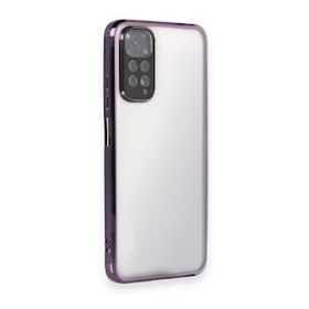 BSSM Razer Lensli Silikon - Mor Xiaomi Redmi Note 11 Kılıf
