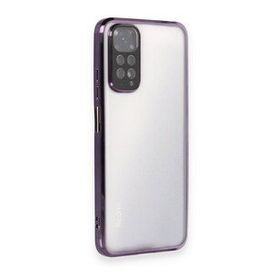BSSM Razer Lensli Silikon - Mor Xiaomi Redmi Note 11 Kılıf