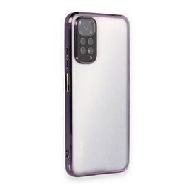 BSSM Razer Lensli Silikon - Mor Xiaomi Redmi Note 11 Kılıf