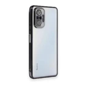 BSSM Razer Lensli Silikon - Siyah Xiaomi Redmi Note 10 Pro Kılıf