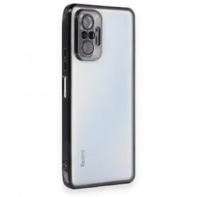 BSSM Razer Lensli Silikon - Siyah Xiaomi Redmi Note 10 Pro Kılıf