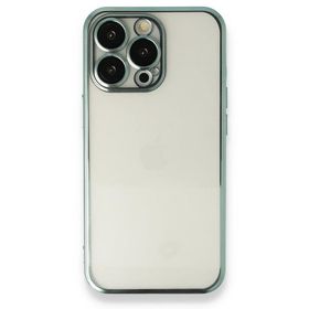 BSSM Razer Lensli Silikon - Yeşil iPhone 14 Pro Max Kılıf