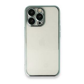 BSSM Razer Lensli Silikon - Yeşil iPhone 14 Pro Max Kılıf