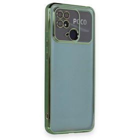 BSSM Razer Lensli Silikon - Yeşil Xiaomi Redmi 10C Kılıf