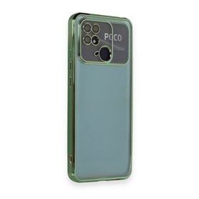 BSSM Razer Lensli Silikon - Yeşil Xiaomi Redmi 10C Kılıf