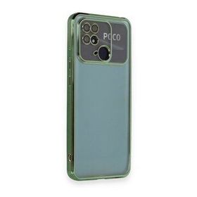 BSSM Razer Lensli Silikon - Yeşil Xiaomi Redmi 10C Kılıf