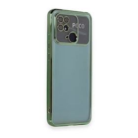 BSSM Razer Lensli Silikon - Yeşil Xiaomi Redmi 10C Kılıf