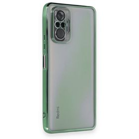 BSSM Razer Lensli Silikon - Yeşil Xiaomi Redmi Note 10 Pro Kılıf