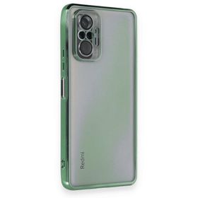 BSSM Razer Lensli Silikon - Yeşil Xiaomi Redmi Note 10 Pro Kılıf