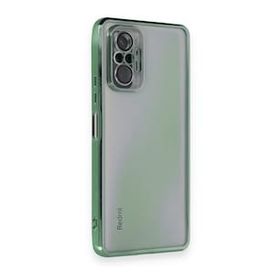 BSSM Razer Lensli Silikon - Yeşil Xiaomi Redmi Note 10 Pro Kılıf