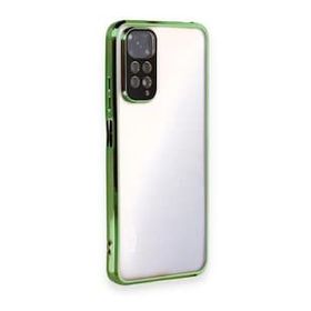 BSSM Razer Lensli Silikon - Yeşil Xiaomi Redmi Note 11 Kılıf
