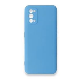 BSSM Realme 7 Pro Nano İçi Kadife Silikon Mavi Kılıf
