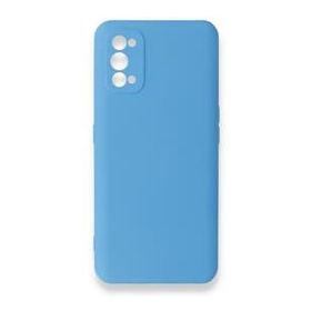 BSSM Realme 7 Pro Nano İçi Kadife Silikon Mavi Kılıf