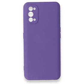 BSSM Realme 7 Pro Nano İçi Kadife Silikon Mor Kılıf