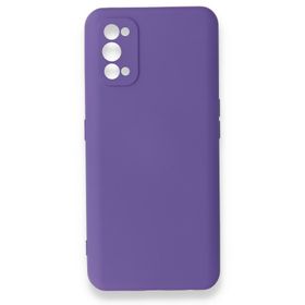 BSSM Realme 7 Pro Nano İçi Kadife Silikon Mor Kılıf