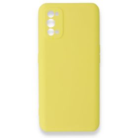 BSSM Realme 7 Pro Nano İçi Kadife Silikon Sarı Kılıf