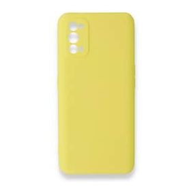 BSSM Realme 7 Pro Nano İçi Kadife Silikon Sarı Kılıf