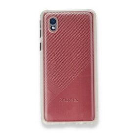 BSSM Samsung Galaxy A01 Core Miami Şeffaf Silikon Şeffaf Kılıf
