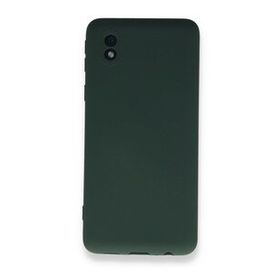 BSSM Samsung Galaxy A01 Core Nano İçi Kadife Silikon Koyu Yeşil Kılıf