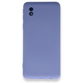BSSM Samsung Galaxy A01 Core Nano İçi Kadife Silikon Lila Kılıf