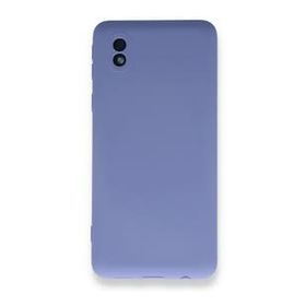 BSSM Samsung Galaxy A01 Core Nano İçi Kadife Silikon Lila Kılıf