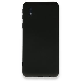 BSSM Samsung Galaxy A01 Core Nano İçi Kadife Siyah Silikon Kılıf