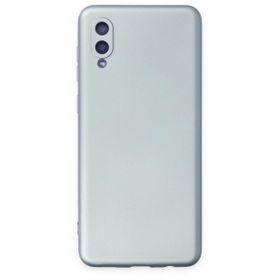 BSSM Samsung Galaxy A02 Nano İçi Kadife Silikon Sky Blue Kılıf