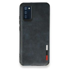 BSSM Samsung Galaxy A02S Loop Deri Silikon Lacivert Kılıf