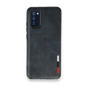 BSSM Samsung Galaxy A02S Loop Deri Silikon Lacivert Kılıf