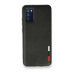 BSSM Samsung Galaxy A02S Loop Deri Silikon Siyah Kılıf