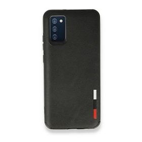 BSSM Samsung Galaxy A02S Loop Deri Silikon Siyah Kılıf